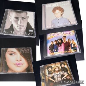CD Album Collection Featuring Various Artists Selena Gomez Nick Jonas Colony Hou